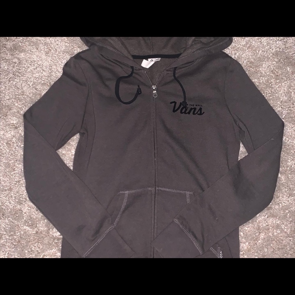Vans zip up hoodie